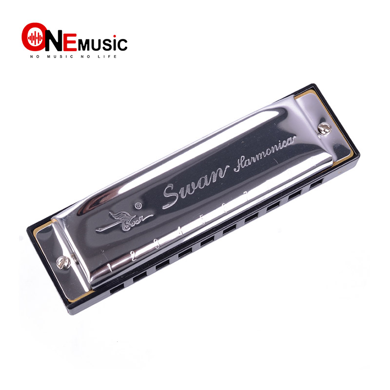 Harmonica 10 Hole - Thiên Nga Kèn Harmonica BLUES SW1020-1