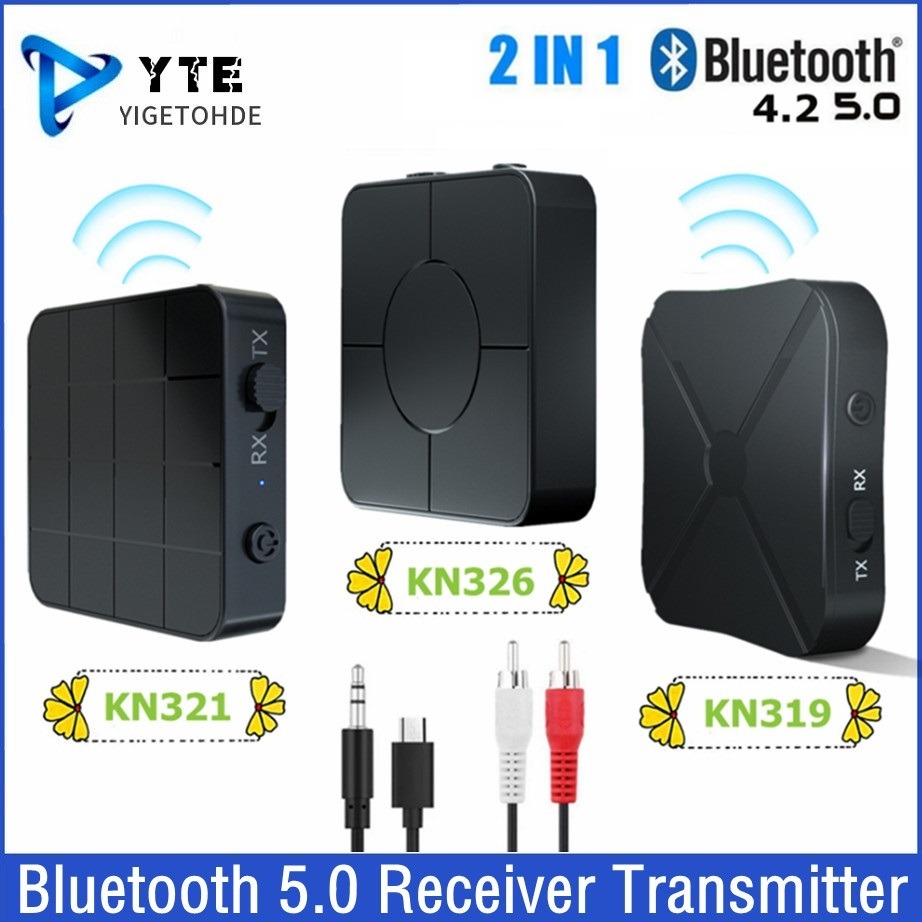 Audio Music To Video - YIGETOHDE Bluetooth 5.0 Receiver Transmitter Audio