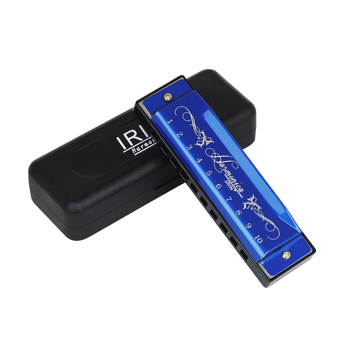 Harmonica 10 Hole - 10-Hole 10-tone Harmonica in Key C,