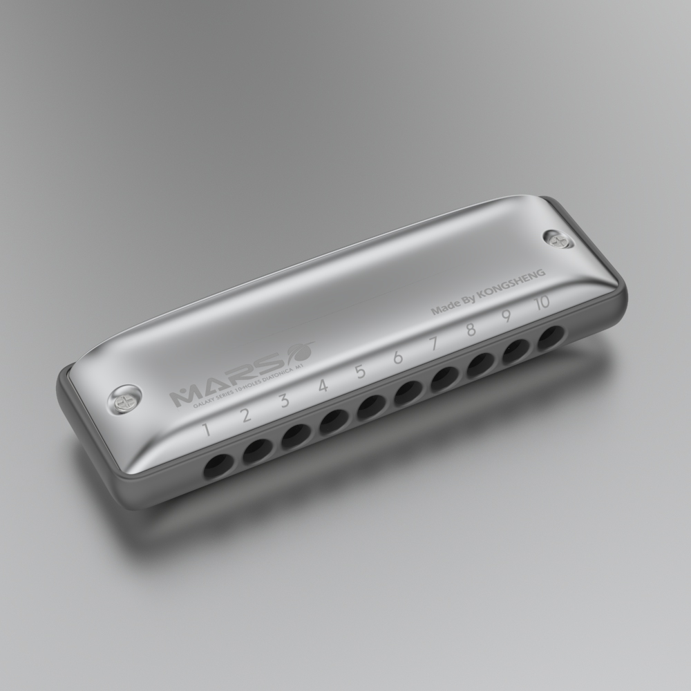 Harmonica 10 Hole - Kèn Harmonica KONGSHENG M1MARS Lỗ Tròn