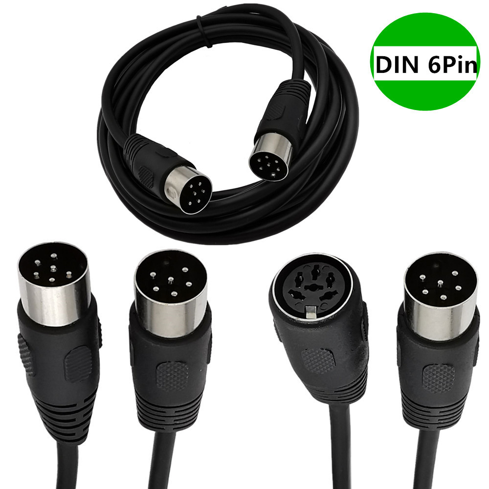 Contact Pickup Mic - DIN 6 PIN Male Plug Extension