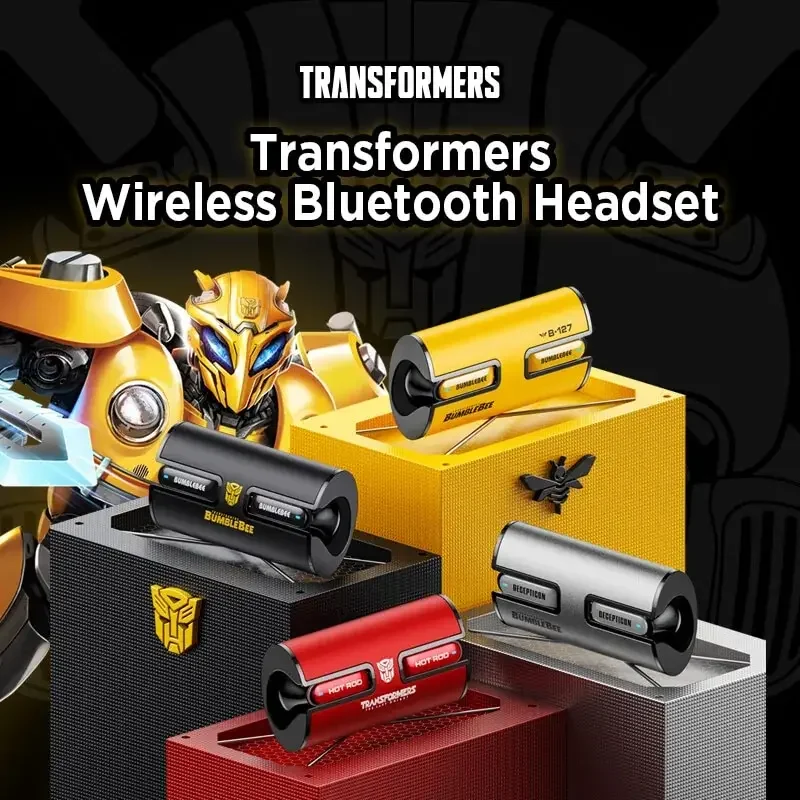 Contact Pickup Mic - Transformers TF-T02 Earphones Bluetooth 5.3 Wireless