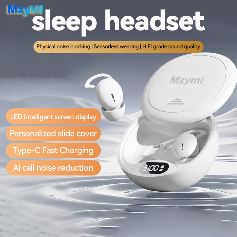 Contact Pickup Mic - MZYMI M73 TWS Sleep Wireless Earbuds
