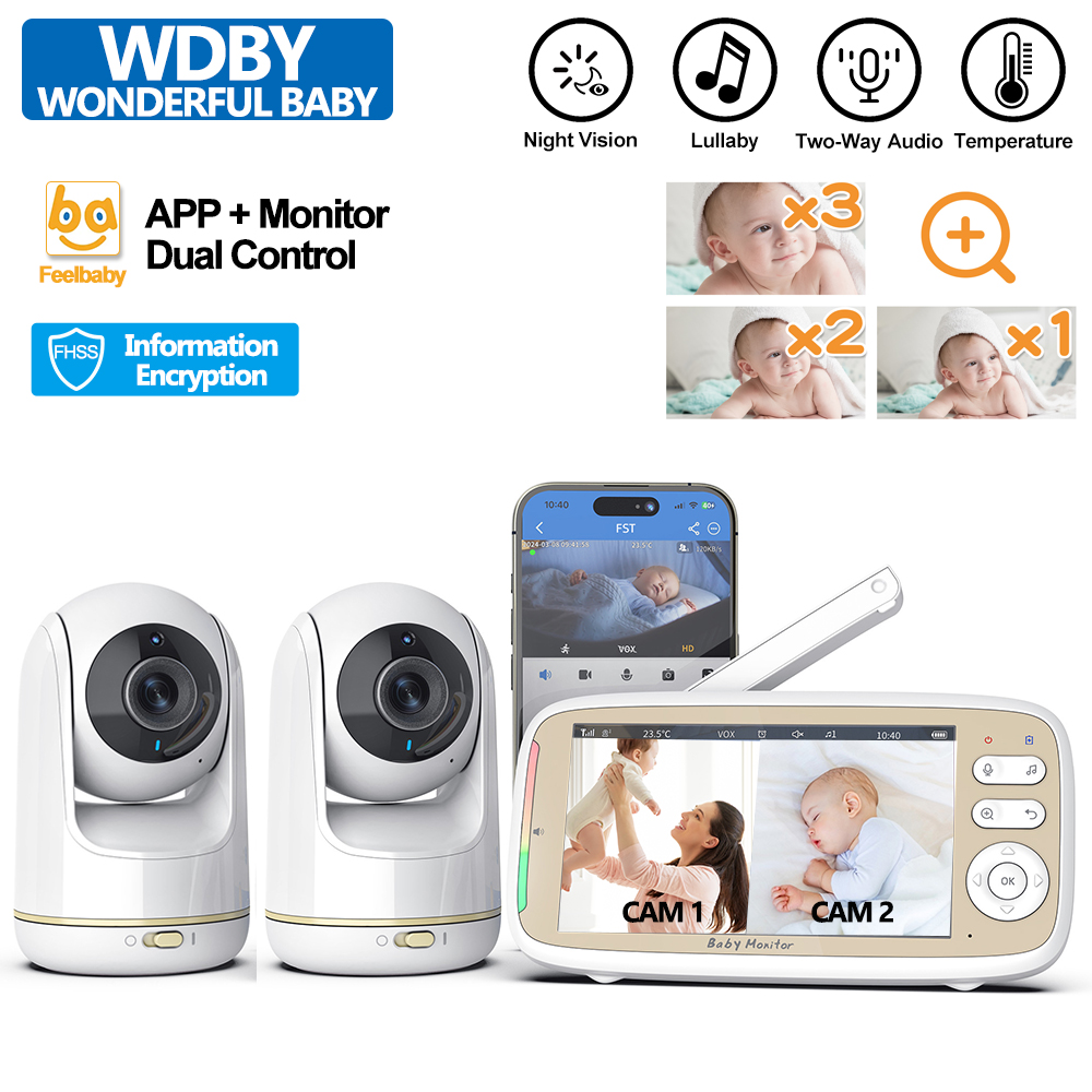 VB803 PRO Baby Monitor with 2p - đánh giá và giá Audio Music To Video