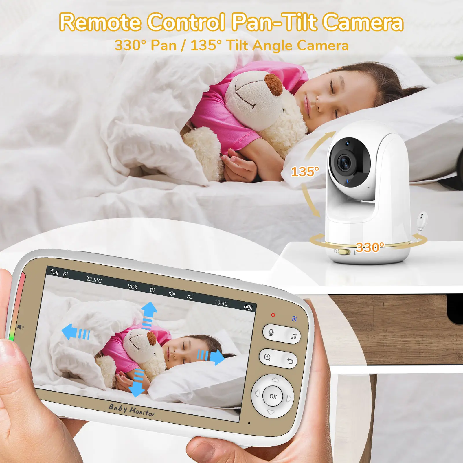 VB803 PRO Baby Monitor with 2p - đánh giá và giá Audio Music To Video