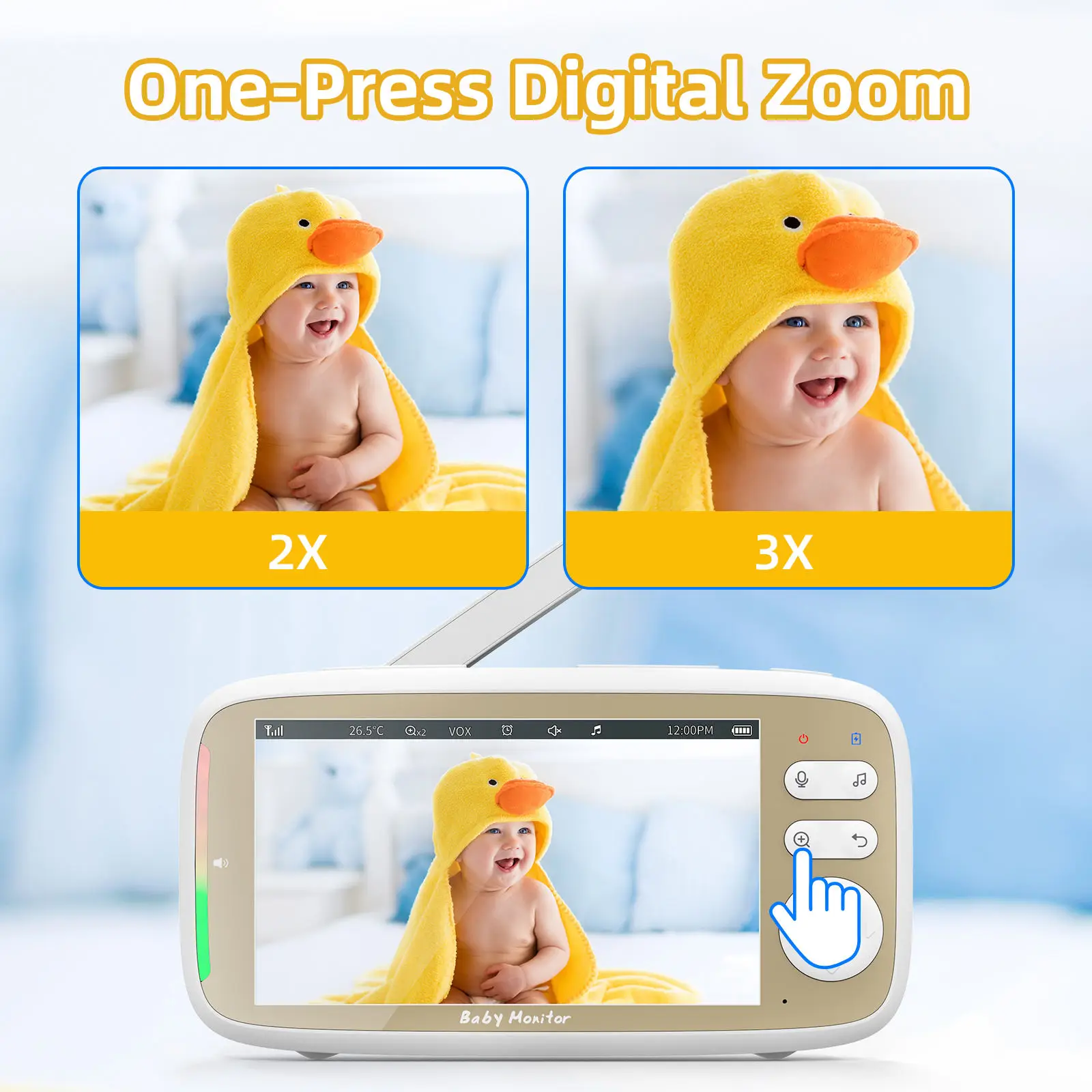 VB803 PRO Baby Monitor with 2p - đánh giá và giá Audio Music To Video