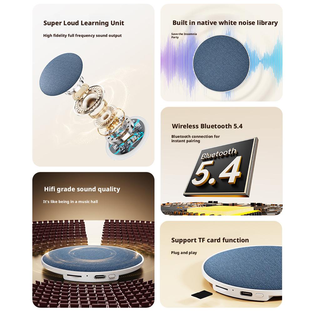 1PCS Sleep White Noise Bluetoo - đánh giá và giá Audio Music Enhancer