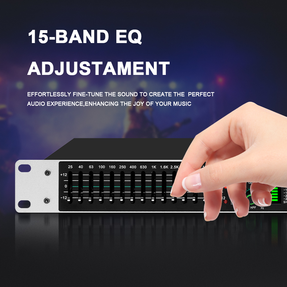 Eq215 Dual 15-Band Graphic Equ - đánh giá và giá Audio Music Mixer