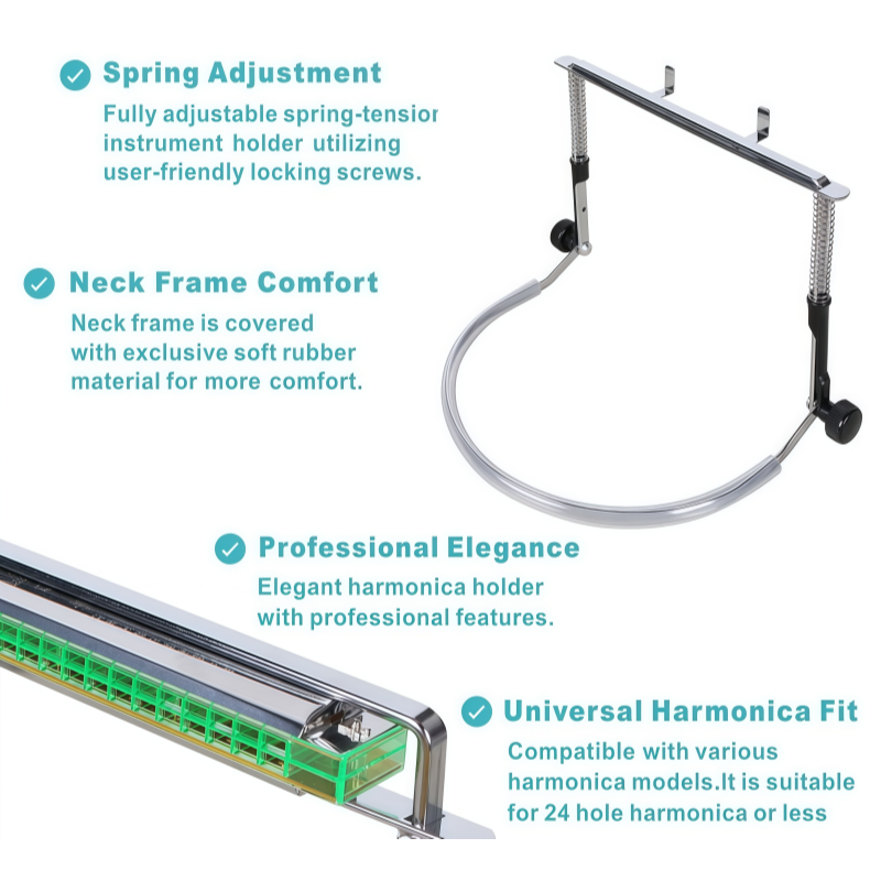 Professional Hands Free Harmon - đánh giá và giá Harmonica 10 Hole