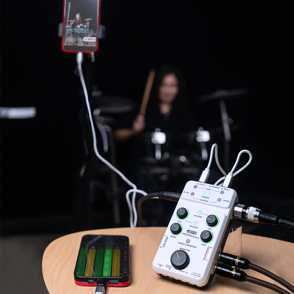 JOYO Audio Mixer MOMIX PRO Sui - đánh giá và giá Audio Music Mixer