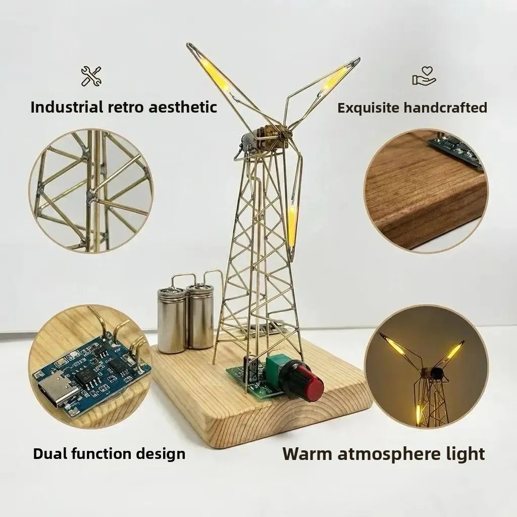 DIY Industrial Wind Turbine La - đánh giá và giá Audio Music Visualizer