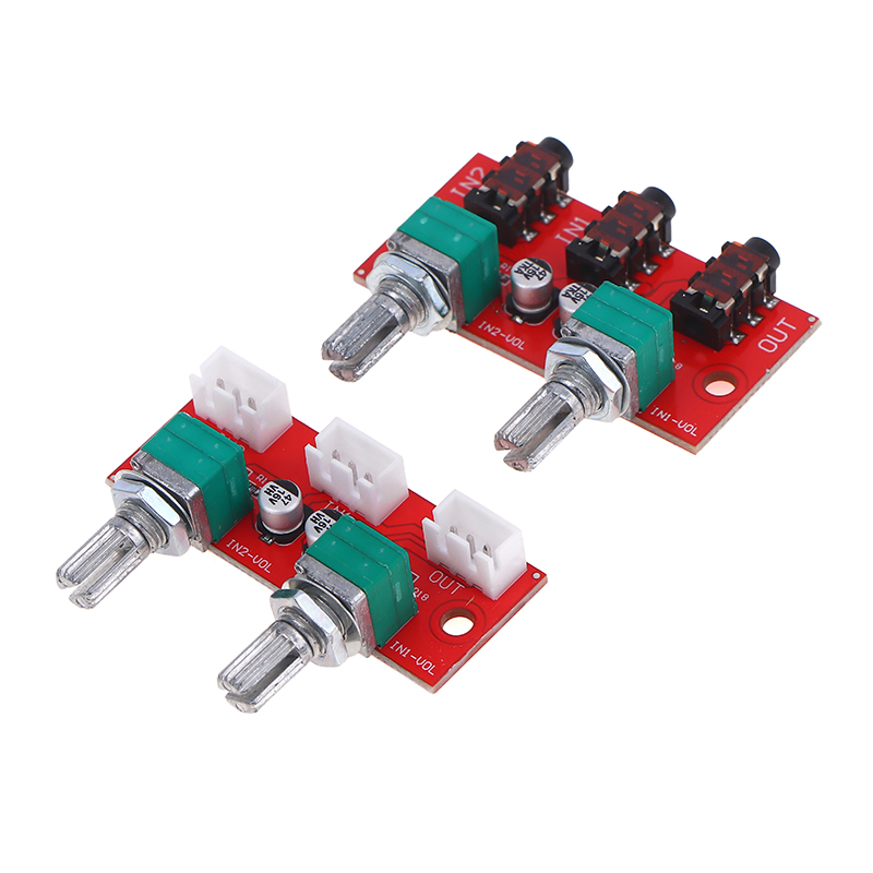 1Pc Dual Channel Stereo Passiv - đánh giá và giá Audio Music Mixer