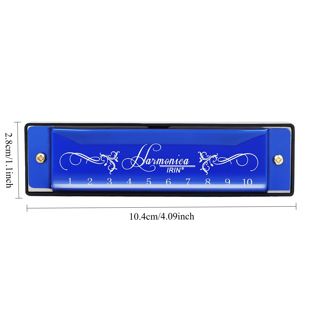 10-Hole 10-tone Harmonica in K - đánh giá và giá Harmonica 10 Hole