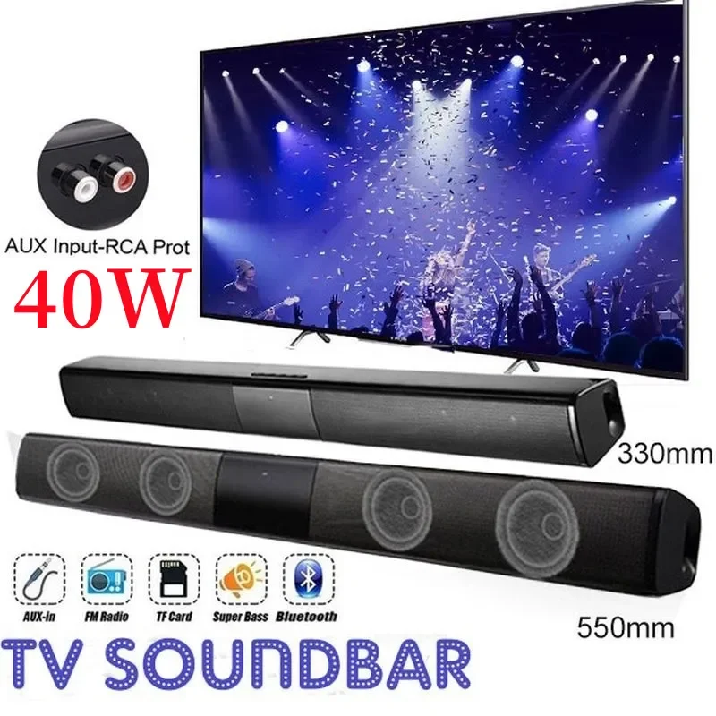 40W Wireless Bluetooth Soundba - đánh giá và giá Audio Music Visualizer