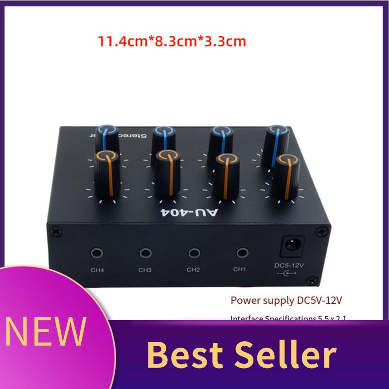 M07K-AU-404 Stereo Sound Four  - đánh giá và giá Audio Music Mixer
