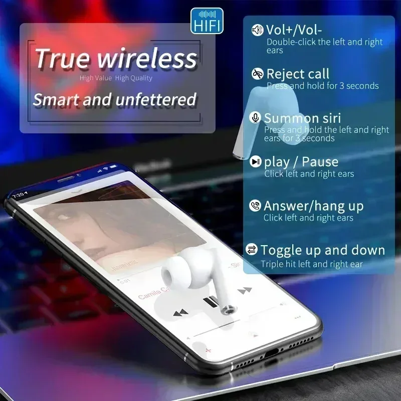 NEW headphones Wireless Headph - đánh giá và giá Contact Pickup Mic
