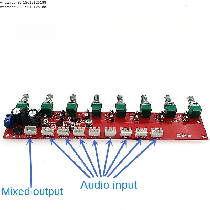 8 Ways NE5532 Mixing Audio Boa - đánh giá và giá Audio Music Mixer