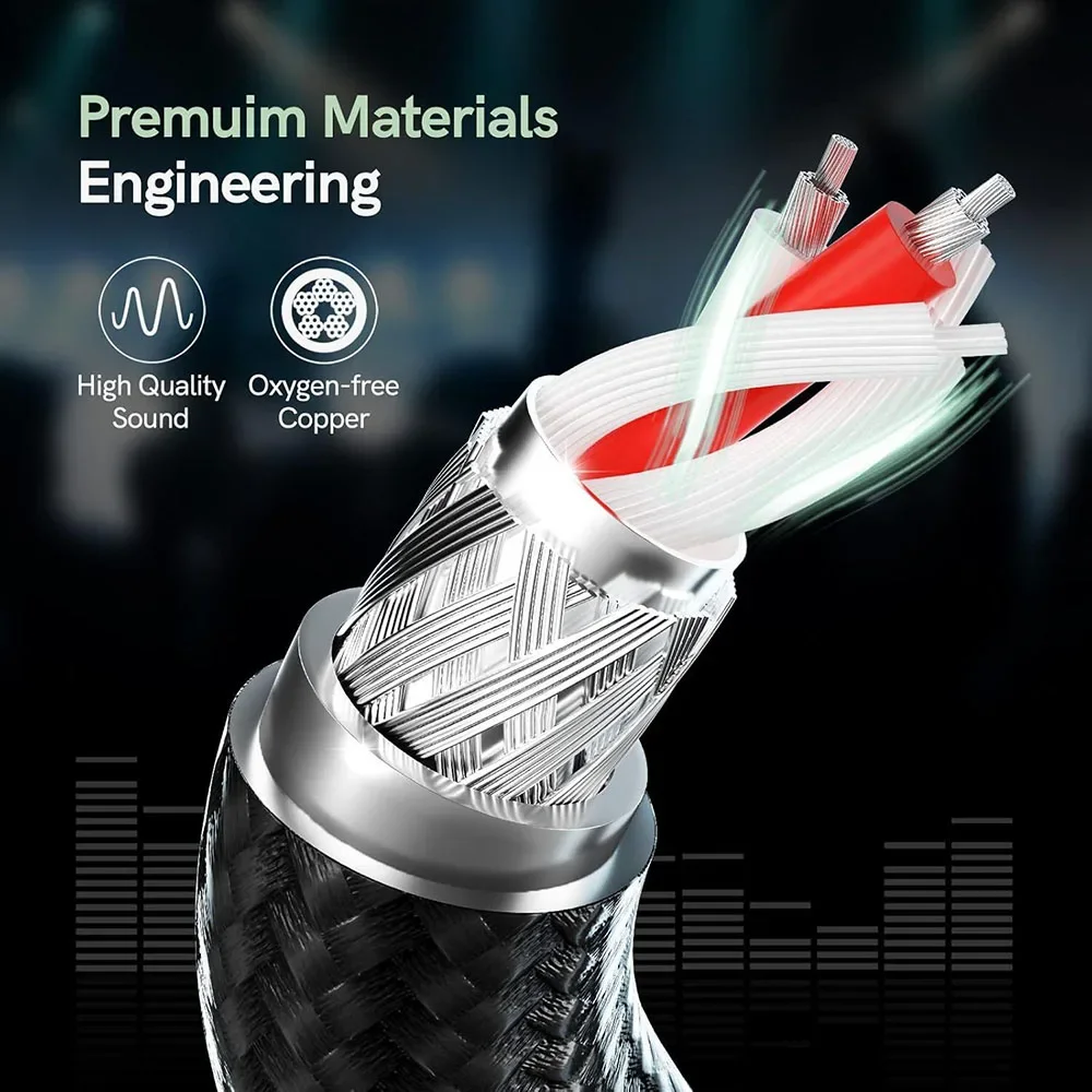 XLR Male To 6.35mm TRS Balance - đánh giá và giá Audio Music Mixer