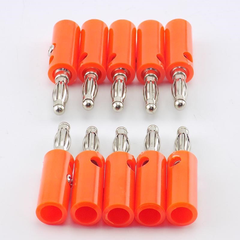 1/10pcs 4mm Banana Plate Plugs - đánh giá và giá Audio Music To Video