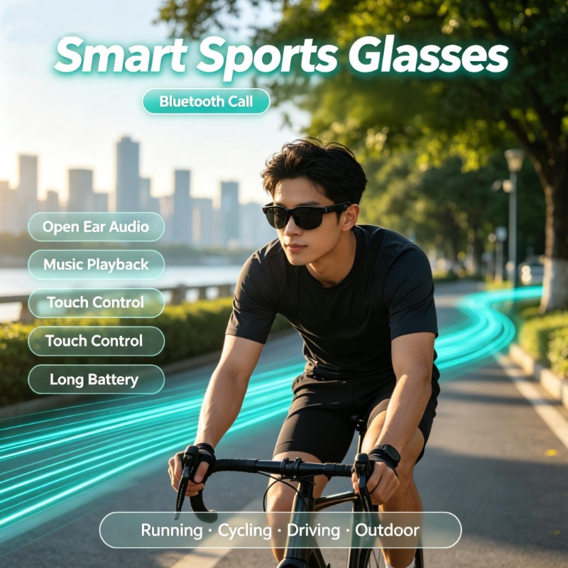 Smart Sports Glasses Open Ear  - đánh giá và giá Audio Music Free