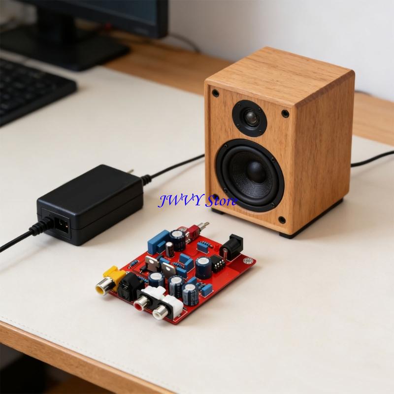573A TDA1543 CS8412 DAC Bộ Giả - đánh giá và giá Audio Music Enhancer