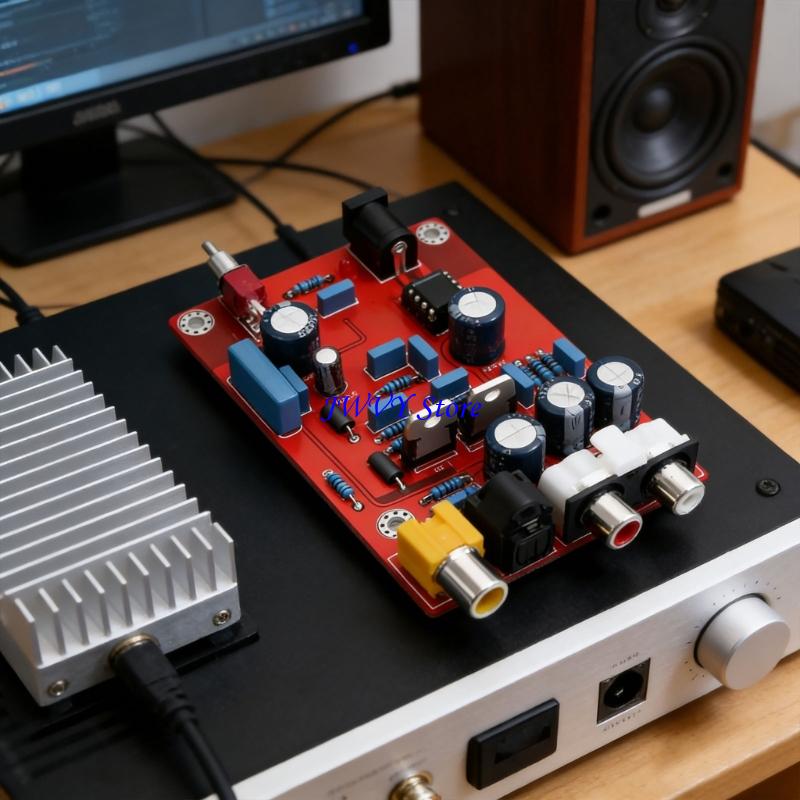 573A TDA1543 CS8412 DAC Bộ Giả - đánh giá và giá Audio Music Enhancer