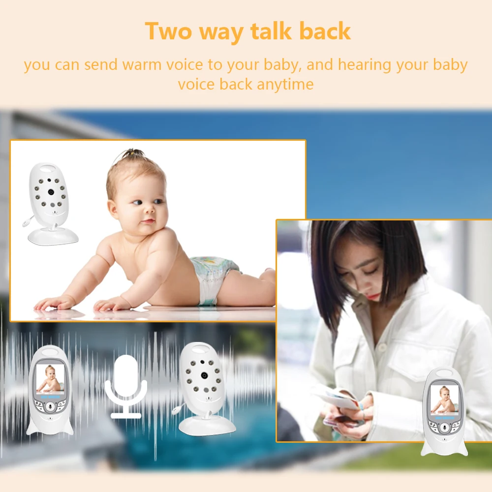 VB601 Electronic Baby Monitor  - đánh giá và giá Audio Music To Video