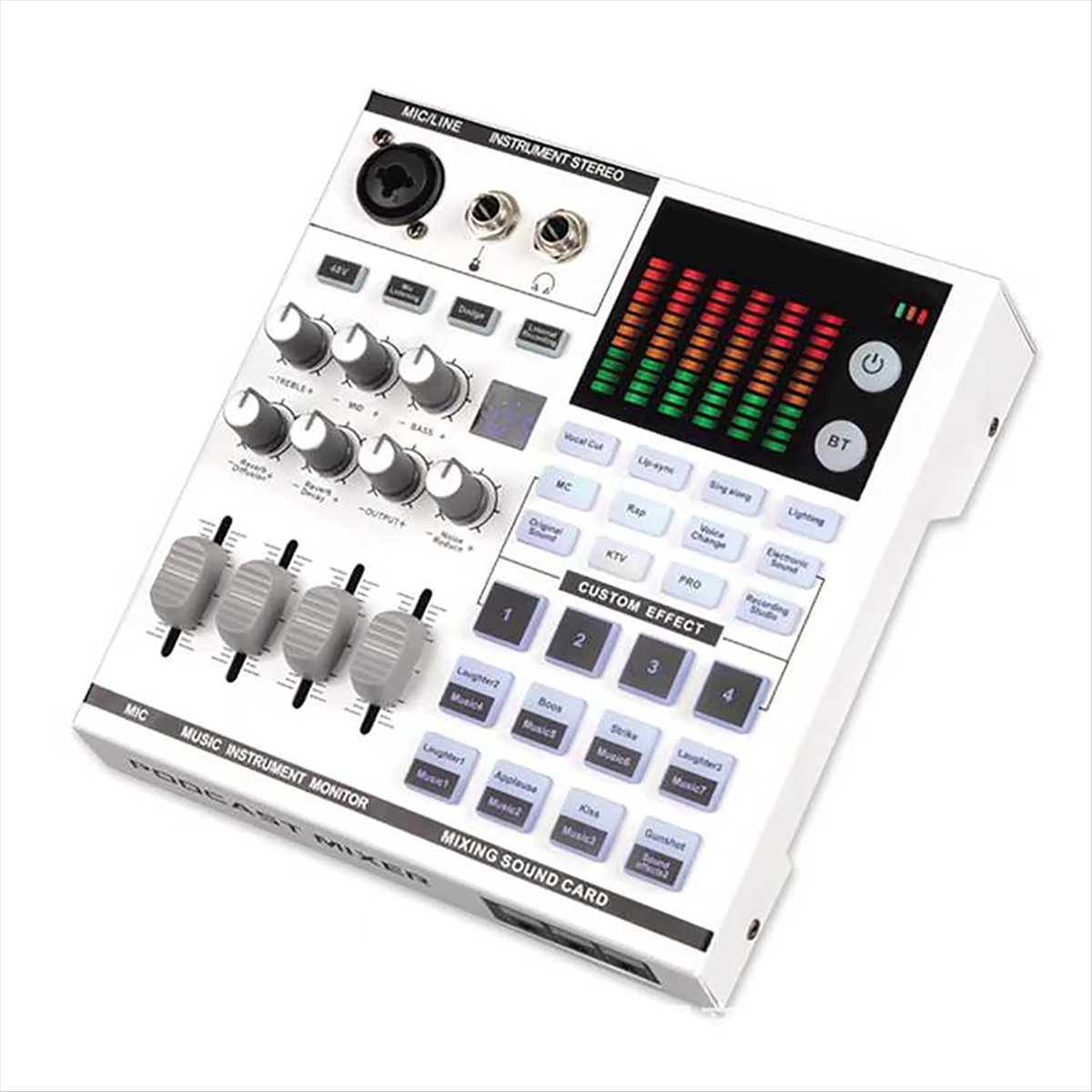 DTC5 SN800 Live Sound Card Voi - đánh giá và giá Audio Music Mixer