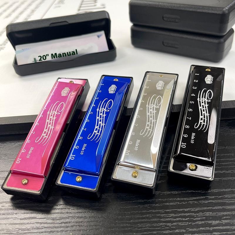 C Tone Harmonica for Beginners - đánh giá và giá Harmonica 10 Hole
