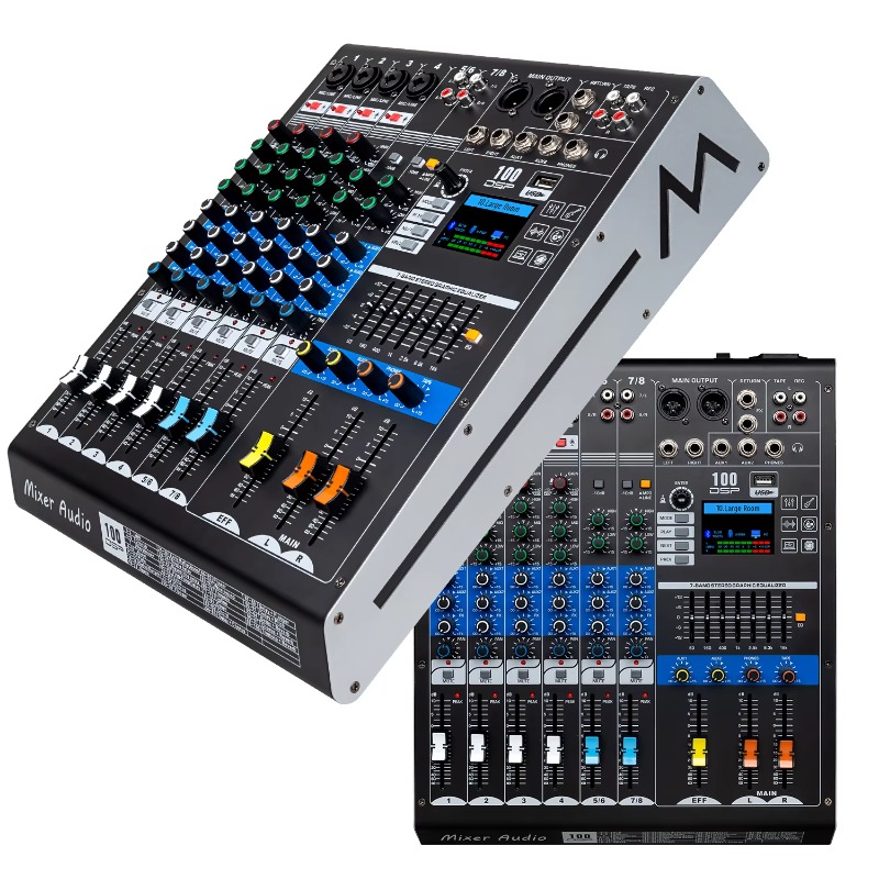 GAX-HLM80 Green Audio 8-channe - đánh giá và giá Audio Music Mixer
