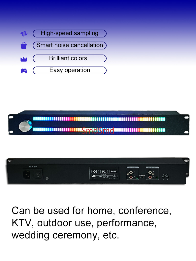 128-Light LED Music Spectrum D - đánh giá và giá Audio Music Visualizer